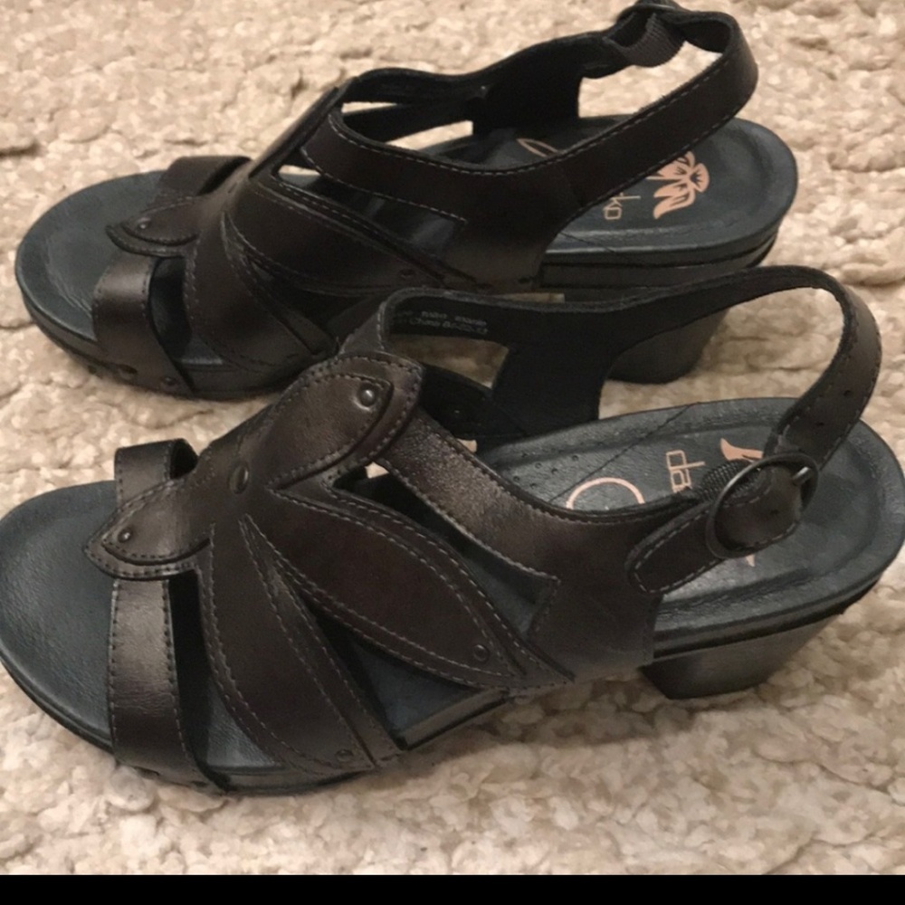 Black Dansko sandals